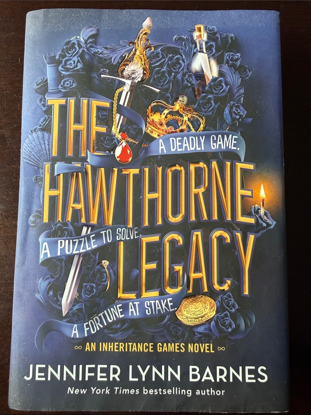 The Hawthorne Legacy Hardcover by Jennifer Lynn Barnes - gently used